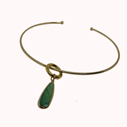 Collare Chubby Gold CLAU – Girocollo Dorato Bombato, Nichel Free
