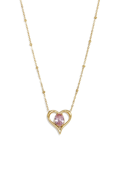 Collane con ciondolo a forma di cuore in acciaio inossidabile, serie Simple Daily Simple, gioielli da donna