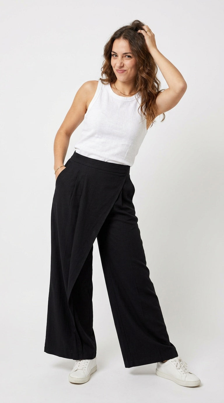 Pantalone Palazzo Elodie - Made in Italy
