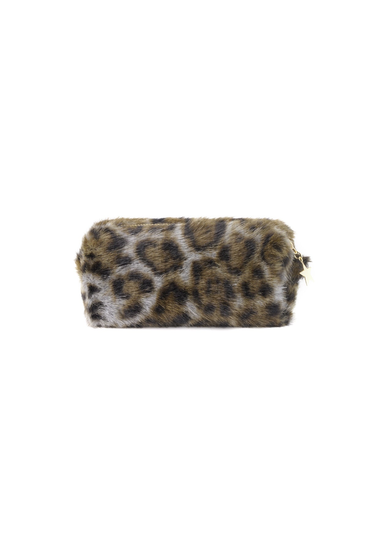 Borsa per il trucco con stampa leopardata