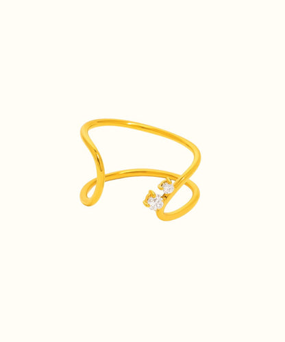 Anello Essential con Brillantini