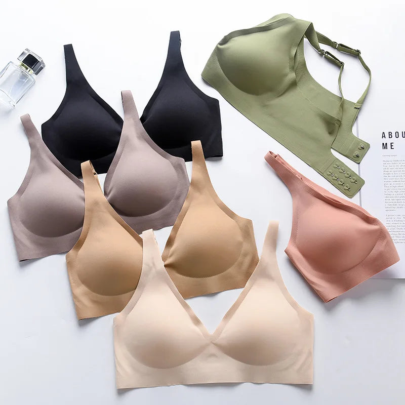 Reggiseno Push Up Senza Fili – Bralette Imbottita Senza Cuciture