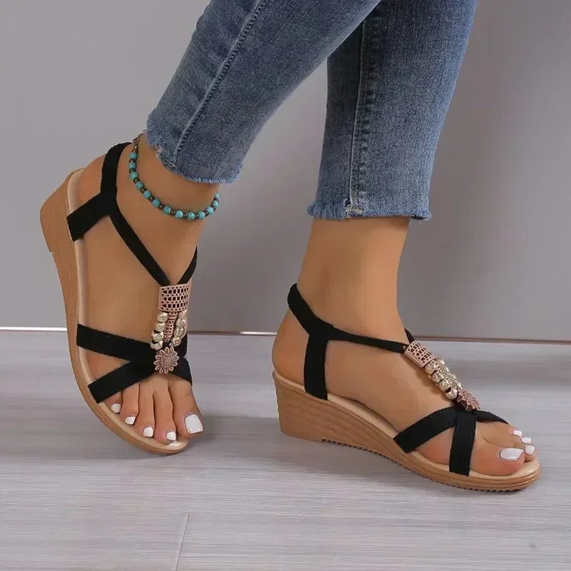 Sandali con Zeppa Donna — Comfort e Stile Ogni Giorno