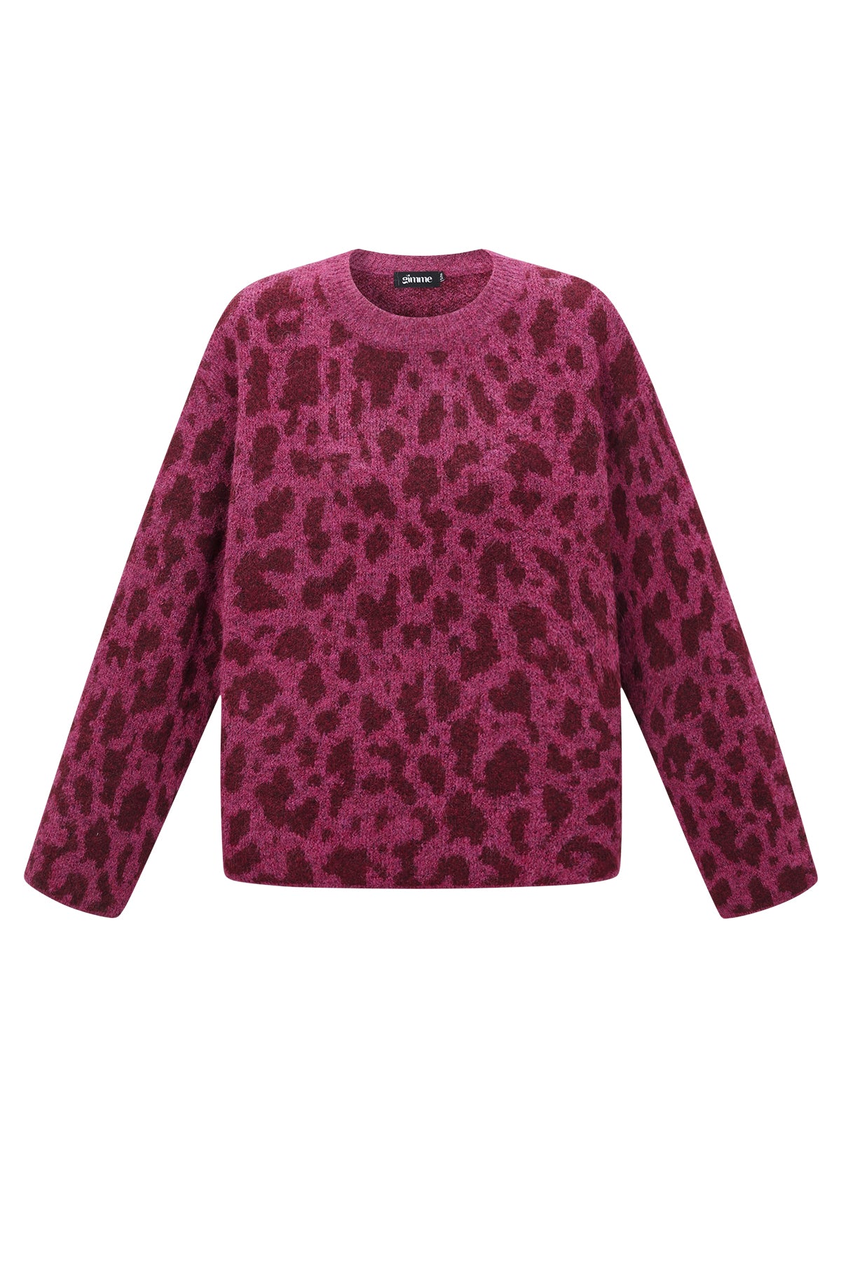 Maglia calda leopardata