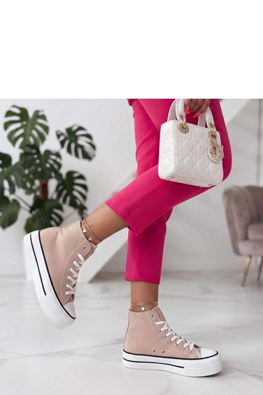  Scarpe da ginnastica con plateau model 230467 Solea 